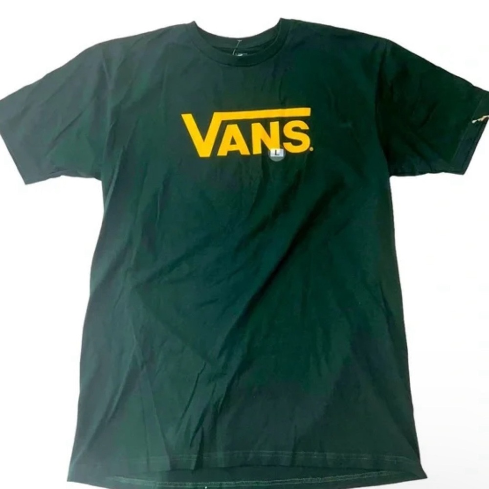 Large green vans t shirt